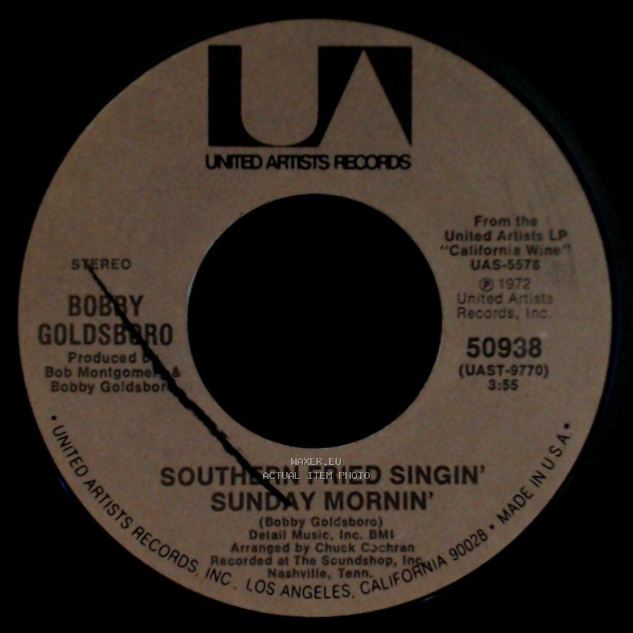 Bobby Goldsboro - Southern Fried Singin' Sunday Mornin' / With Pen In Hand side A