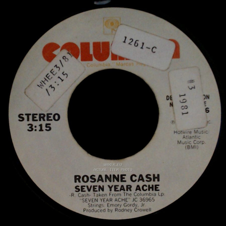 Rosanne Cash - Seven Year Ache / Seven Year Ache side A
