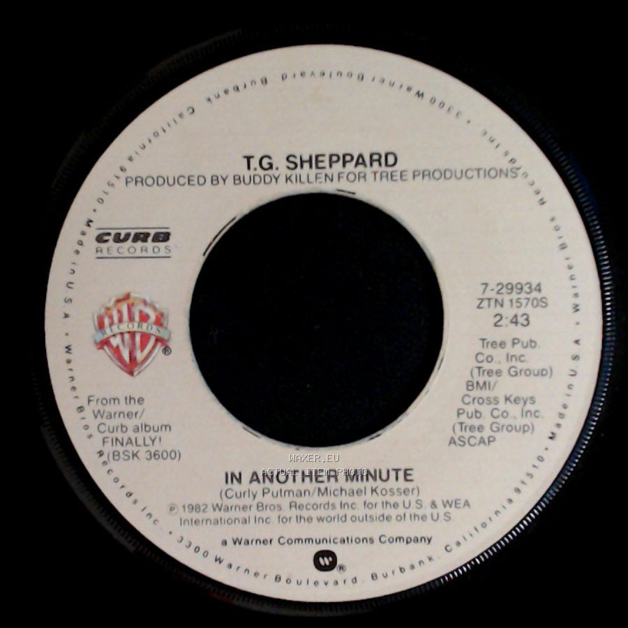 T.G. Sheppard - War Is Hell (On The Homefront Too) / In Another Minute side B