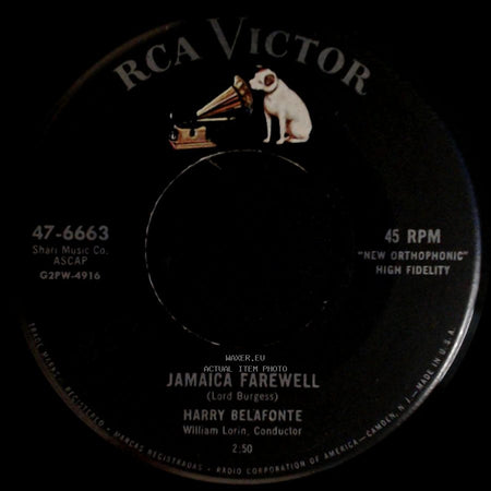 Harry Belafonte - Jamaica Farewell / Once Was side A
