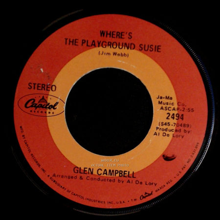 Glen Campbell - Where's The Playground Susie / Arkansas side A