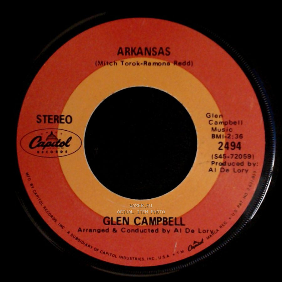 Glen Campbell - Where's The Playground Susie / Arkansas side B