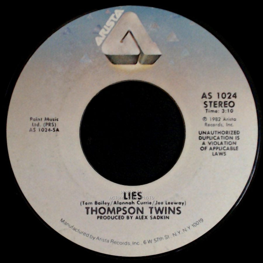 Thompson Twins - Lies / Beach Culture side A