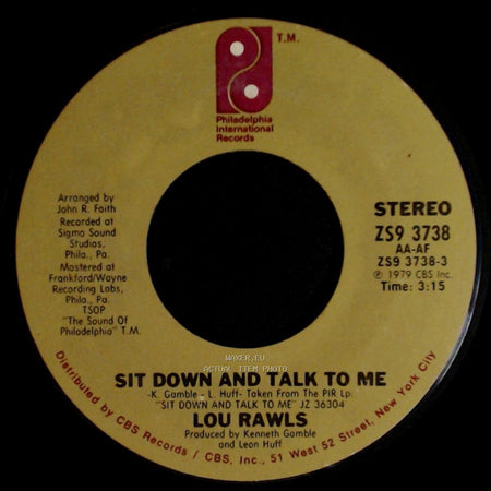 Lou Rawls - Sit Down And Talk To Me / When You Get Home side A