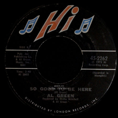 Al Green - Let's Get Married / So Good To Be Here side B