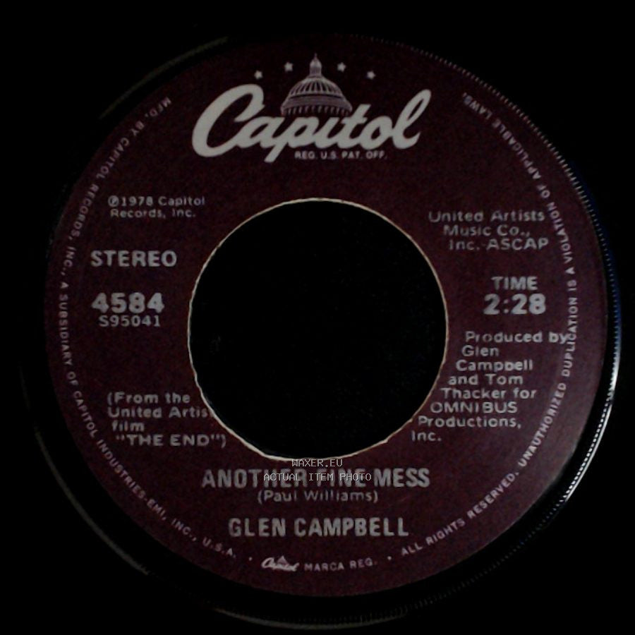 Glen Campbell - Can You Fool / Another Fine Mess side B