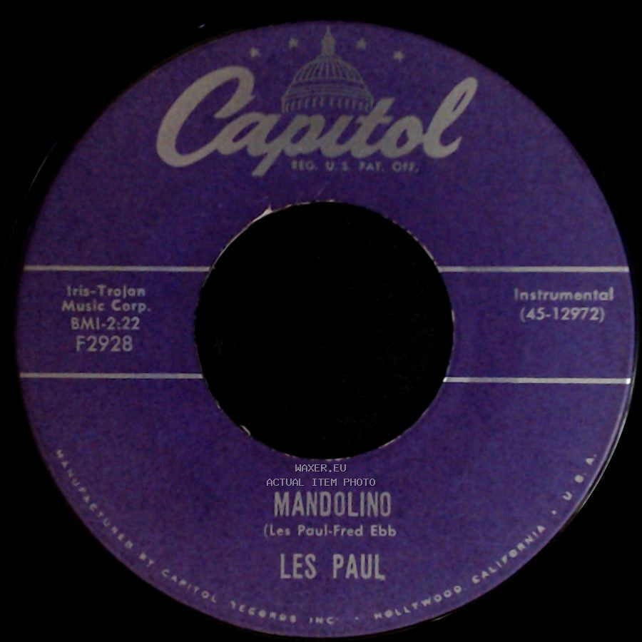 Les Paul / Les Paul And Mary Ford - Mandolino / Whither Thou Goest side A