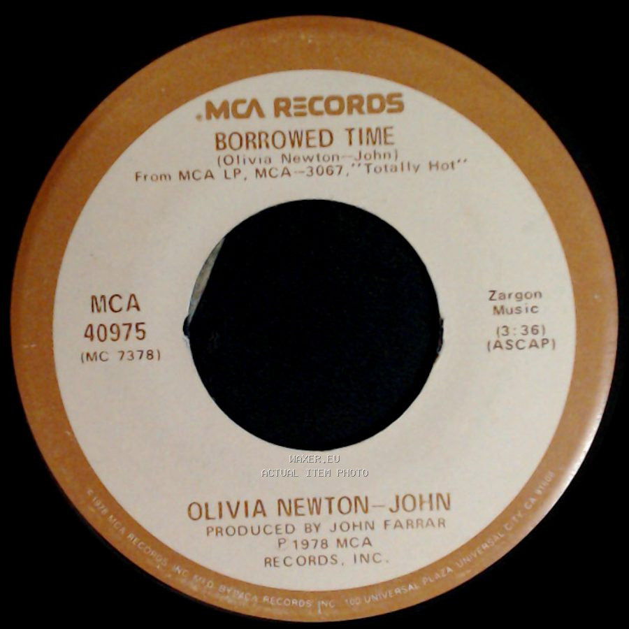 Olivia Newton-John - Borrowed Time / A Little More Love side A