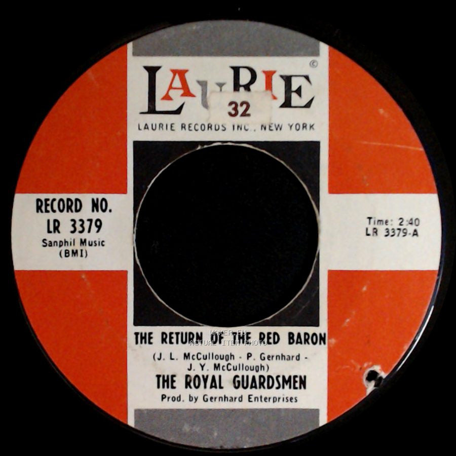 The Royal Guardsmen - The Return Of The Red Baron / Sweetmeats Slide side A