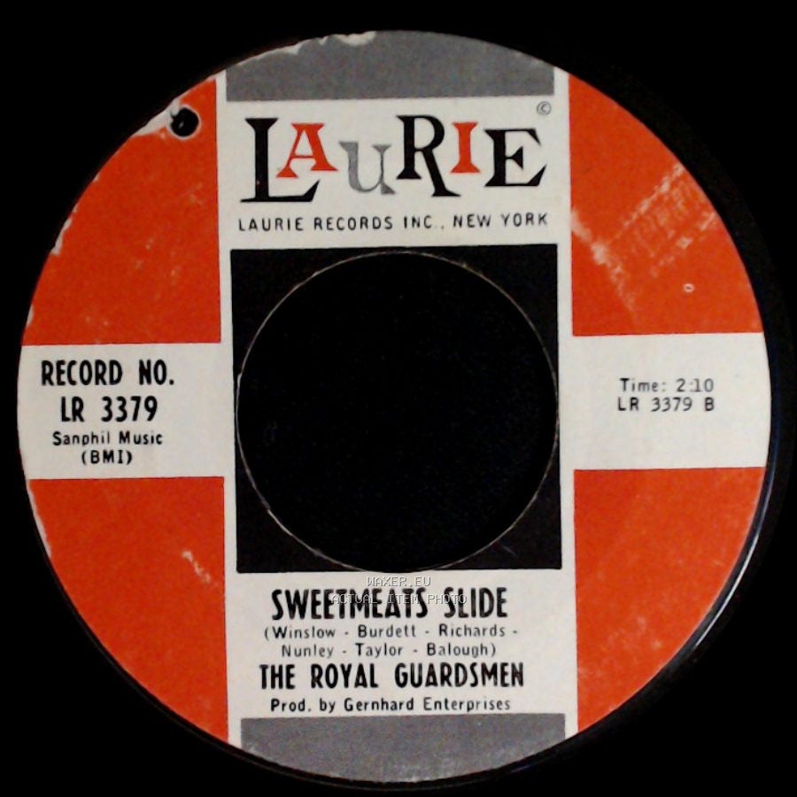The Royal Guardsmen - The Return Of The Red Baron / Sweetmeats Slide side B