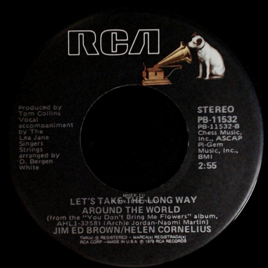 Jim Ed Brown / Helen Cornelius - Let's Take The Long Way Around The World / Lying In Love With You side A
