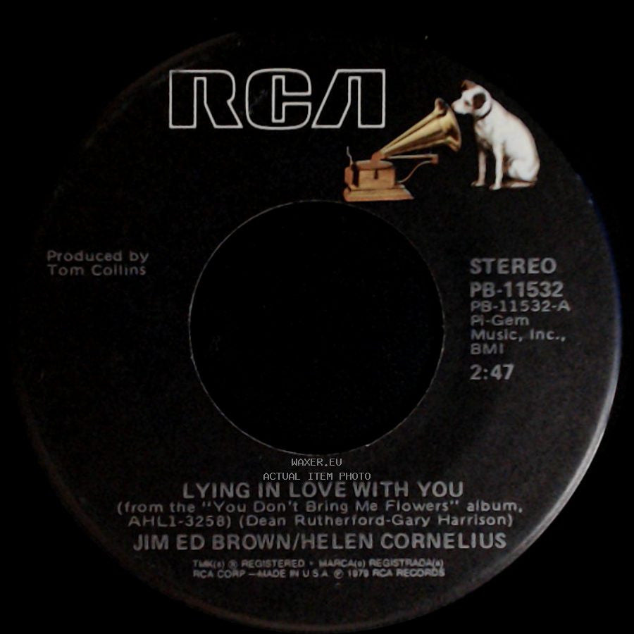 Jim Ed Brown / Helen Cornelius - Let's Take The Long Way Around The World / Lying In Love With You side B