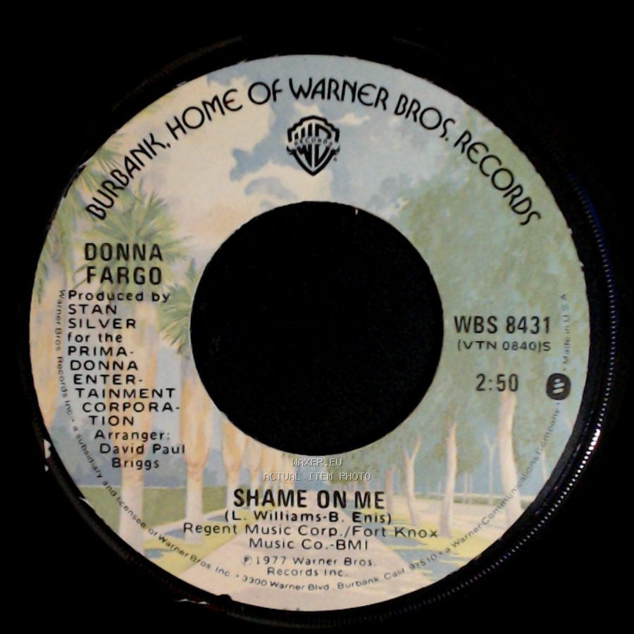 Donna Fargo - Shame On Me / Hey Mister Music Man side A