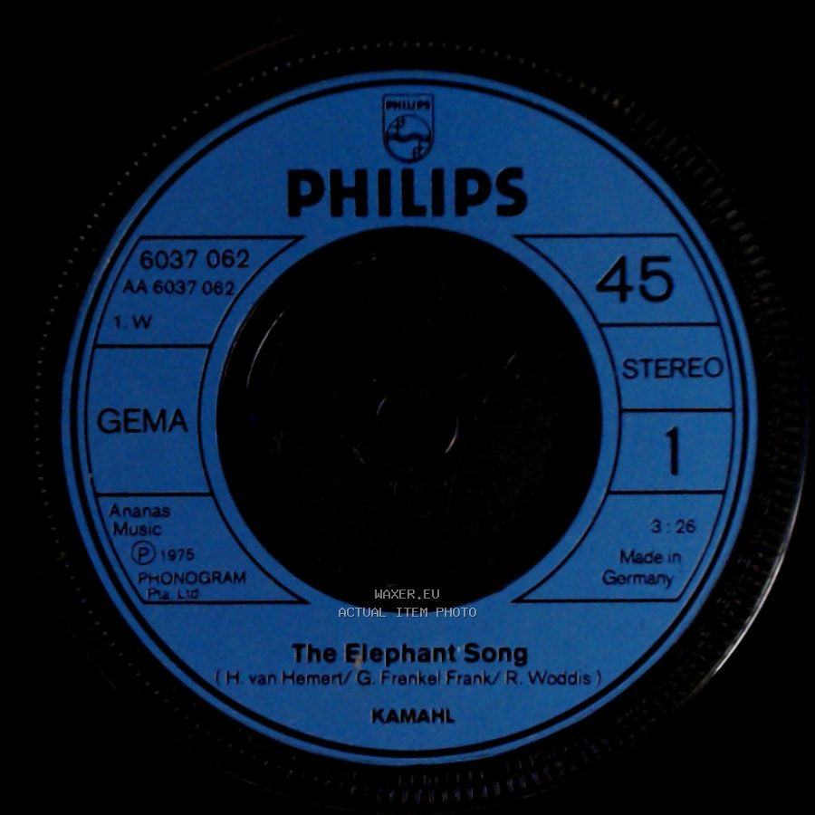 Kamahl - The Elephant Song / A Daisy A Day side A