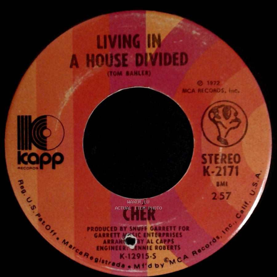 Chér / Cher - Living In A House Divided / One Honest Man side A