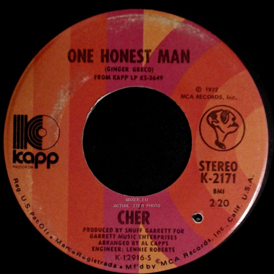 Chér / Cher - Living In A House Divided / One Honest Man side B
