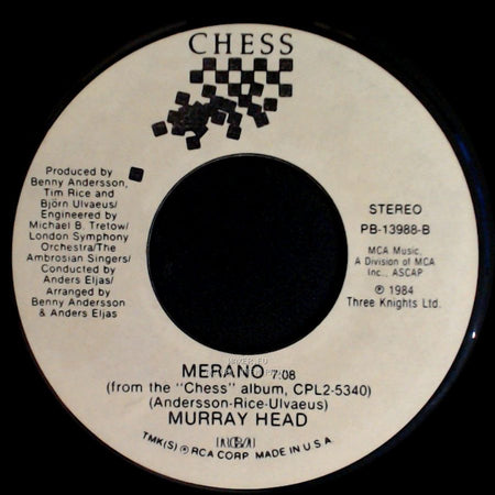Murray Head - Merano / One Night In Bangkok side A