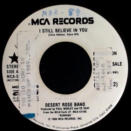 Desert Rose Band - I Still Believe In You / I Still Believe In You side A