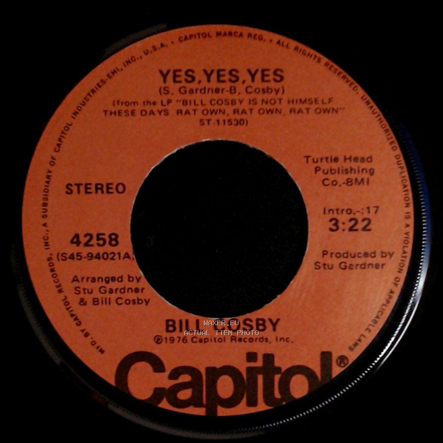 Bill Cosby - Yes, Yes, Yes / Ben side A