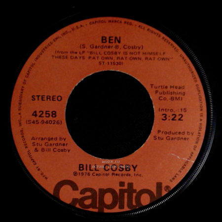 Bill Cosby - Yes, Yes, Yes / Ben side B
