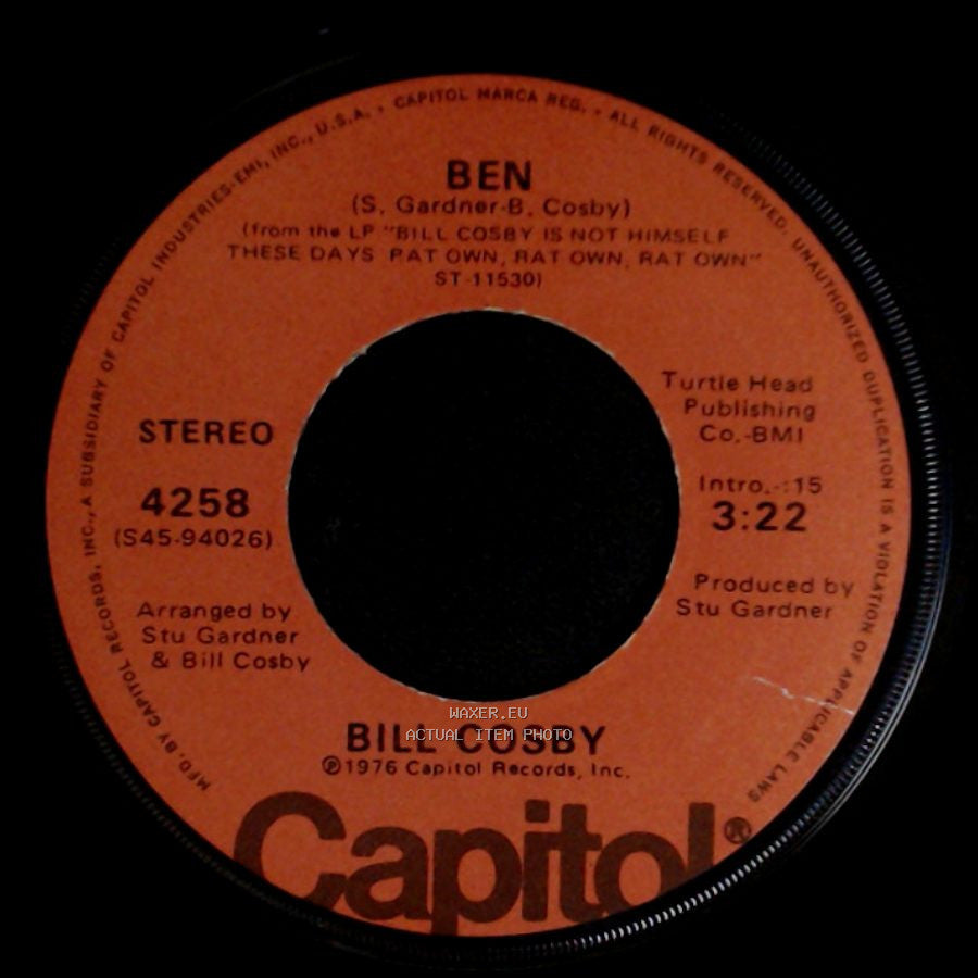 Bill Cosby - Yes, Yes, Yes / Ben side B