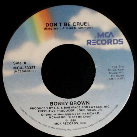 Bobby Brown - Don't Be Cruel / Don't Be Cruel (Instrumental) side A