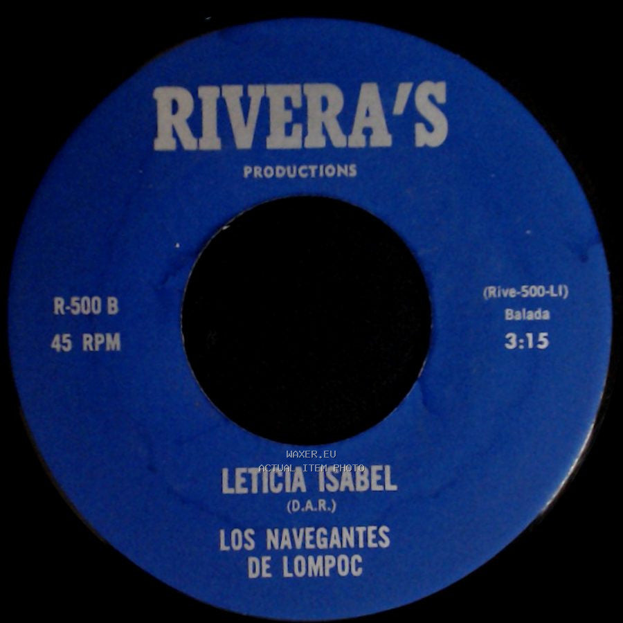Los Navegantes De Lompoc - Leticia Isabel / Te Devuelvo Todo side A