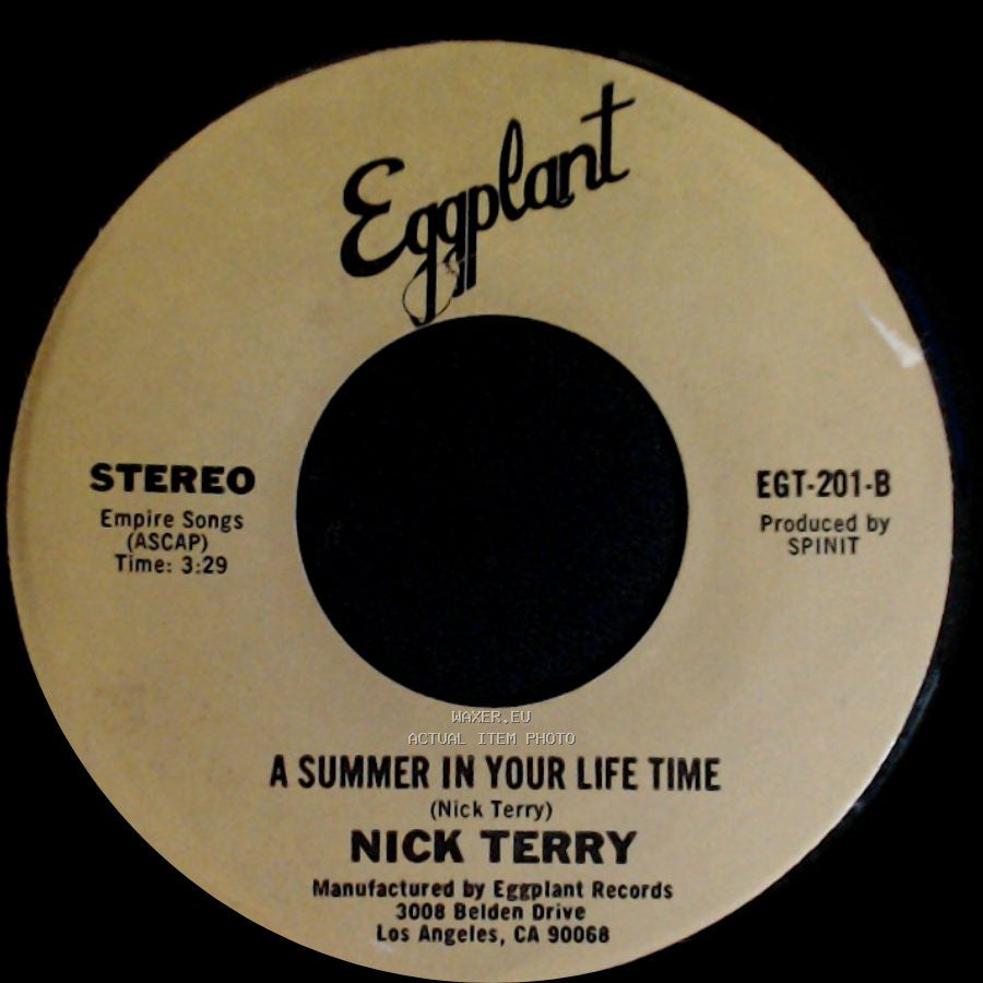 Nick Terry - A Summer In Your Life Time / Listen To The Music And Dance side A