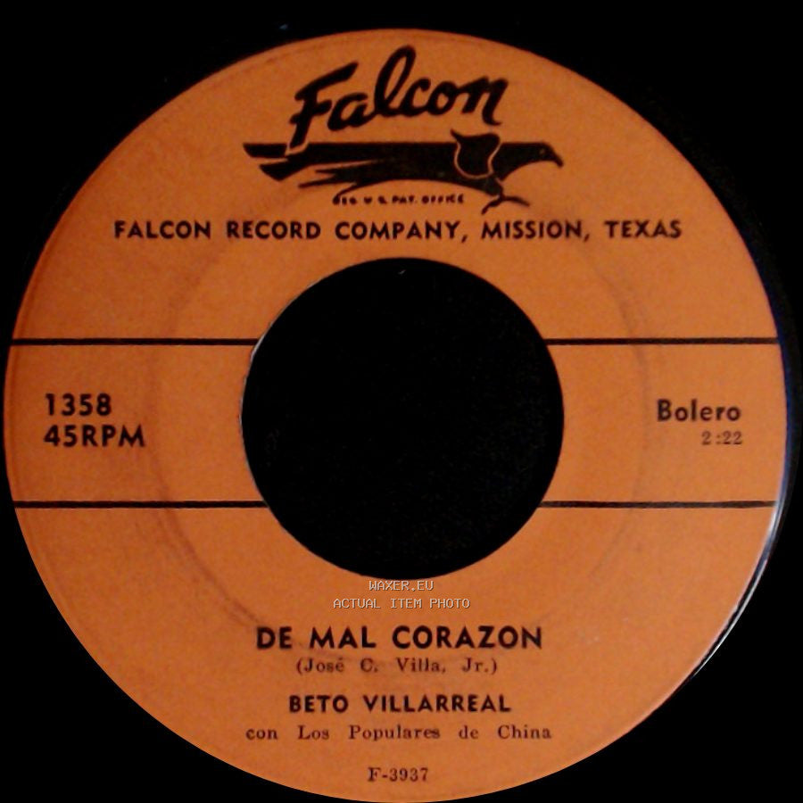 Beto Villarreal Con Los Populares De China - Oyelo Bien / De Mal Corazon side B