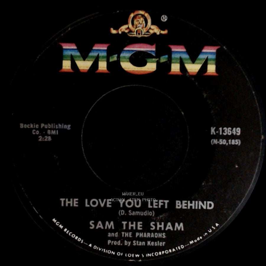 Sam The Sham And The Pharaohs - The Love You Left Behind / How Do You Catch A Girl side A