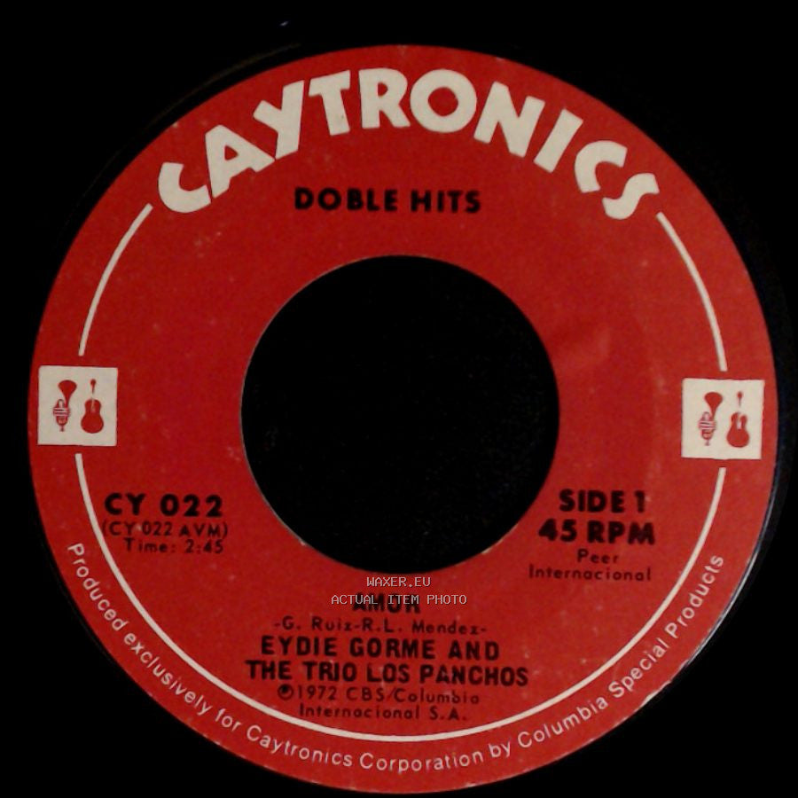 Eydie Gorme And The Trio Los Panchos - Amor / Sabor A Mi side A