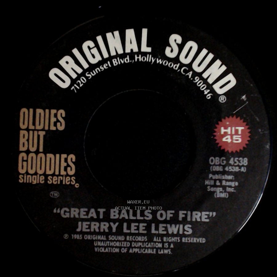 Jerry Lee Lewis - Great Balls Of Fire / Breathless side A