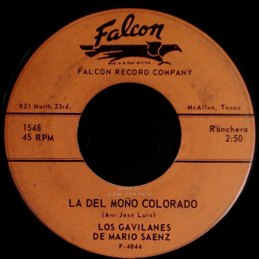 Los Gavilanes De Mario Saenz - La Primavera / La Del Moño Colorado side B