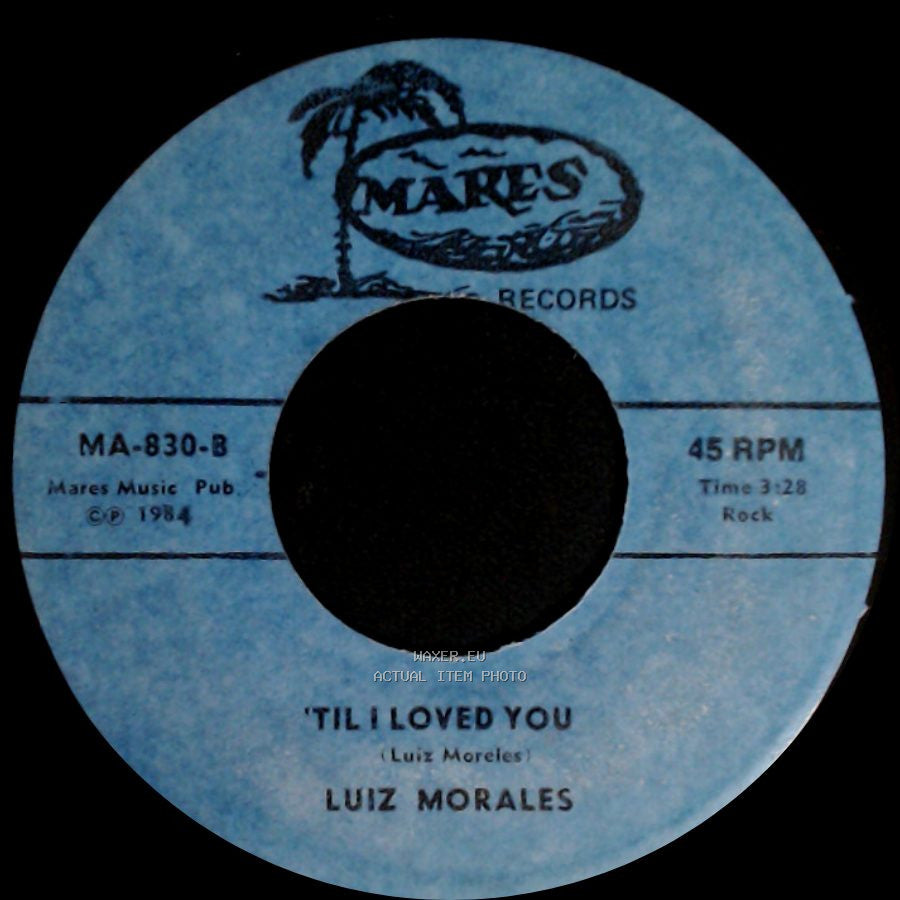 Luiz Morales - 'til I Loved You / On The Threshold Of Love side A