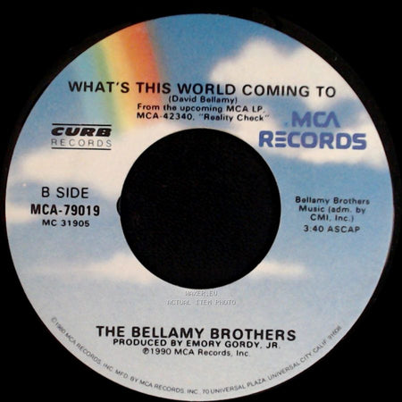 The Bellamy Brothers - I Could Be Persuaded / What's This World Coming To side B