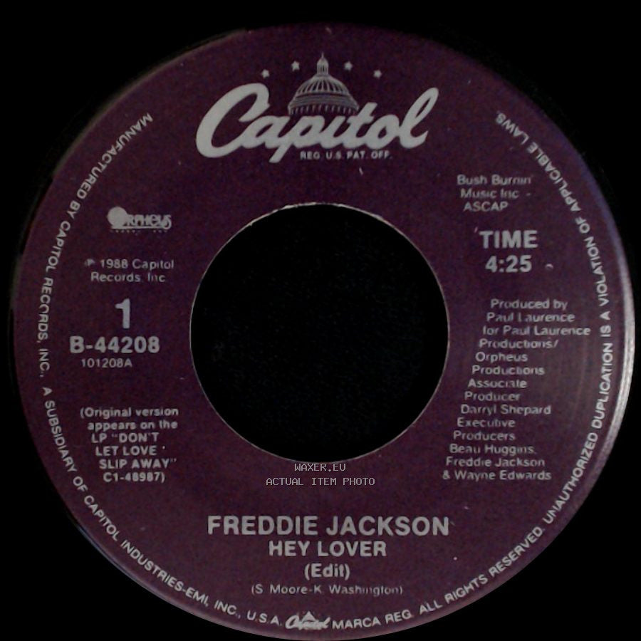 Freddie Jackson - Hey Lover (Edit) / Look Around side A