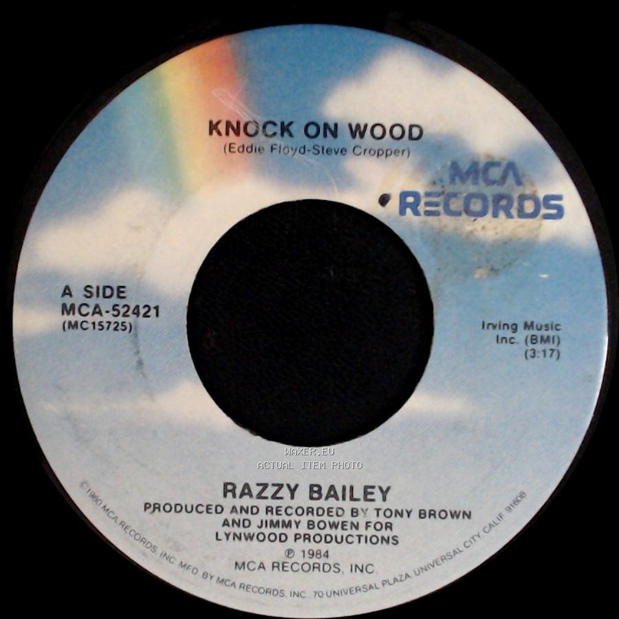 Razzy Bailey - Knock On Wood / If You Happen To See My Baby side A