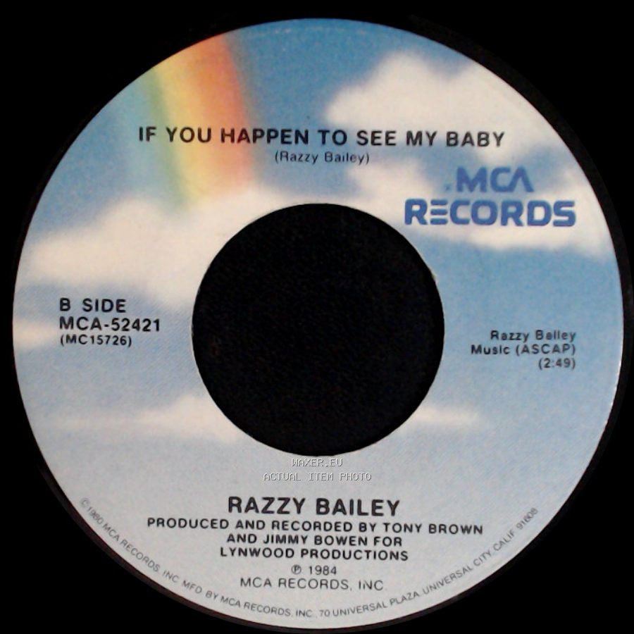 Razzy Bailey - Knock On Wood / If You Happen To See My Baby side B