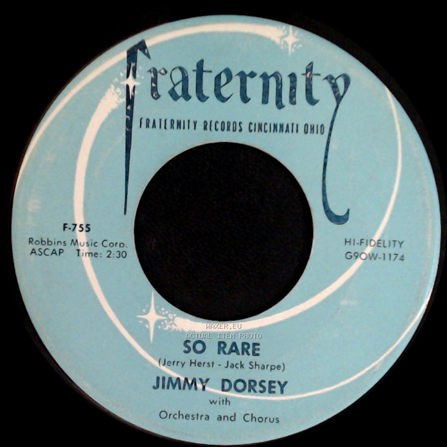 Jimmy Dorsey - Sophisticated Swing / So Rare side B