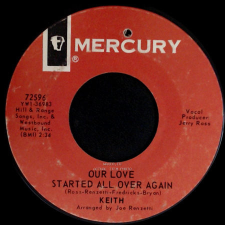 Keith - Our Love Started All Over Again / Ain't Gonna Lie side A