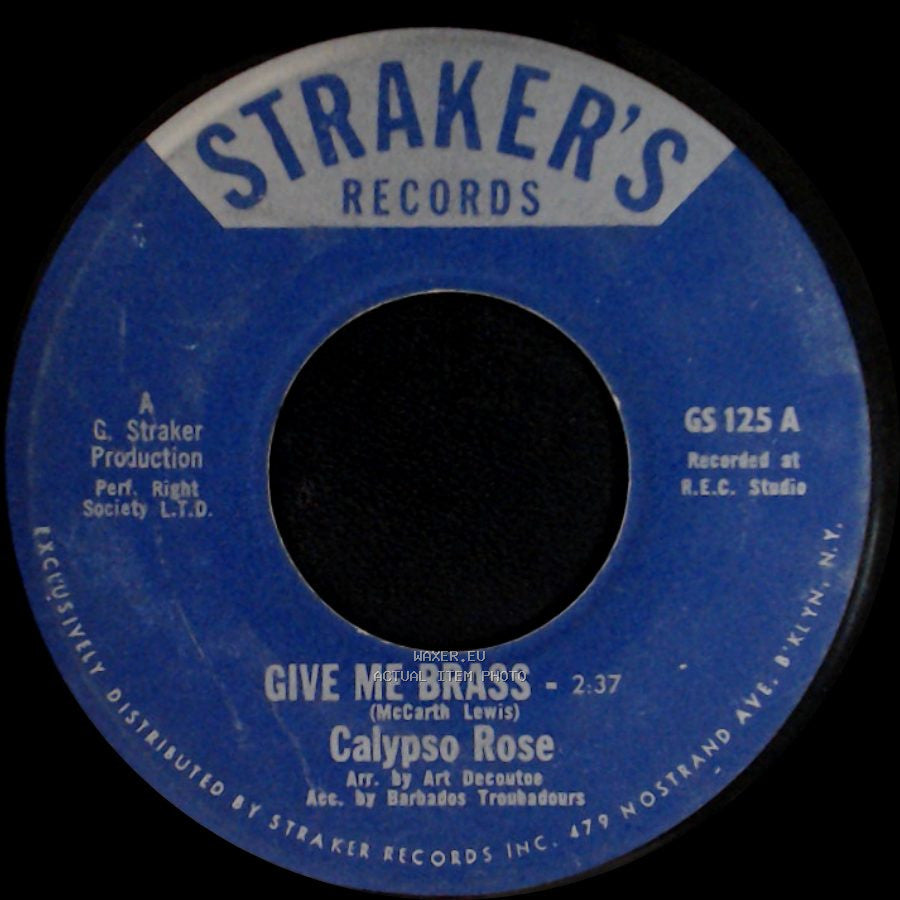 Calypso Rose - Give Me Brass / Tell Them They Wrong side A