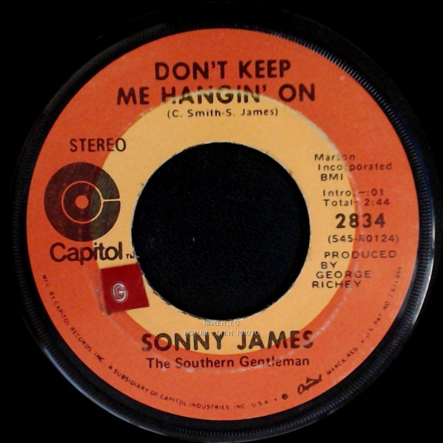 Sonny James - Don't Keep Me Hangin' On / Don't Keep Me Hangin' On side A