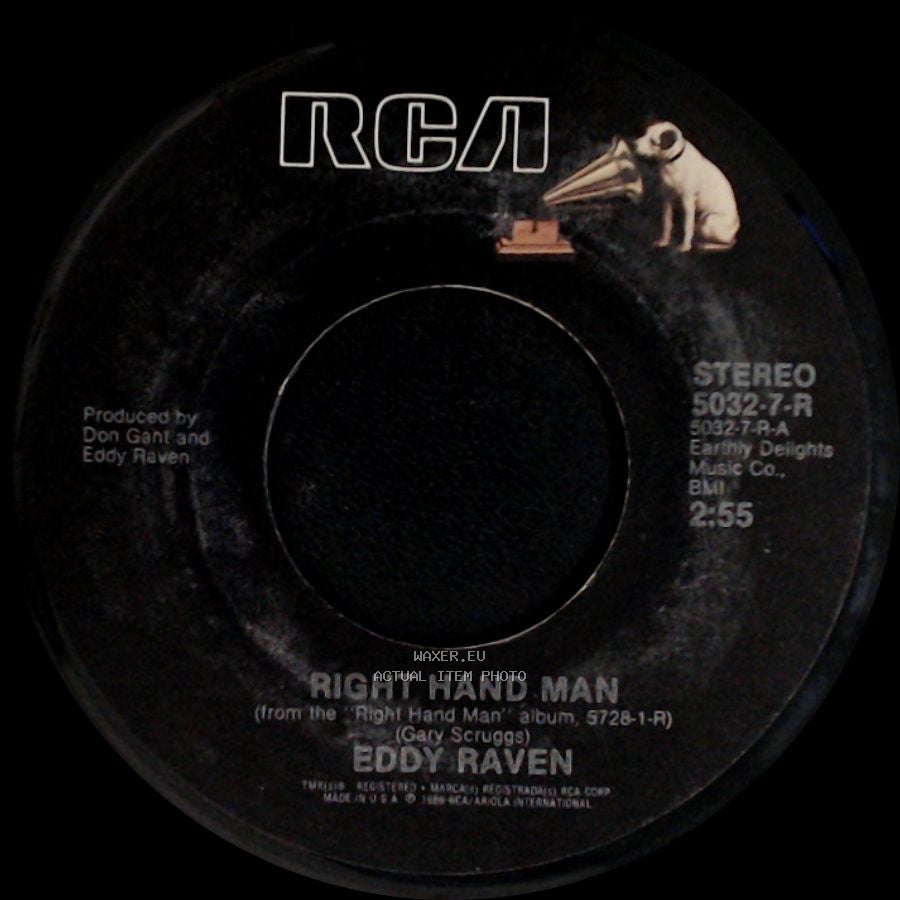 Eddy Raven - I Got Mexico / Right Hand Man side B