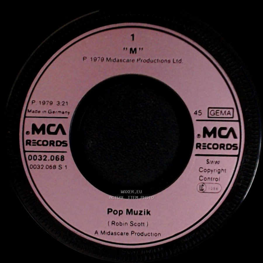 M Factor / Robin Scott - M / Pop Muzik side B