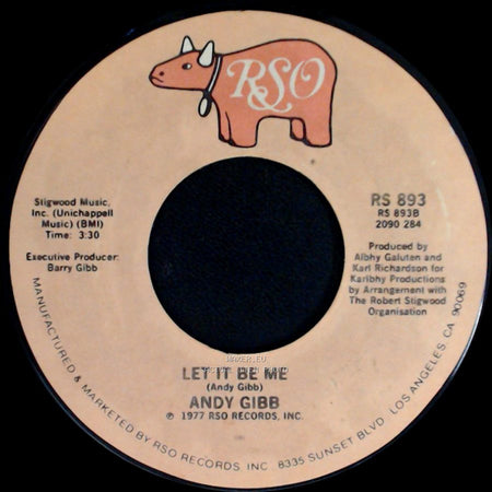 Andy Gibb - Shadow Dancing / Let It Be Me side B