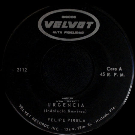 Felipe Pirela - Urgencia / Imaginate side A