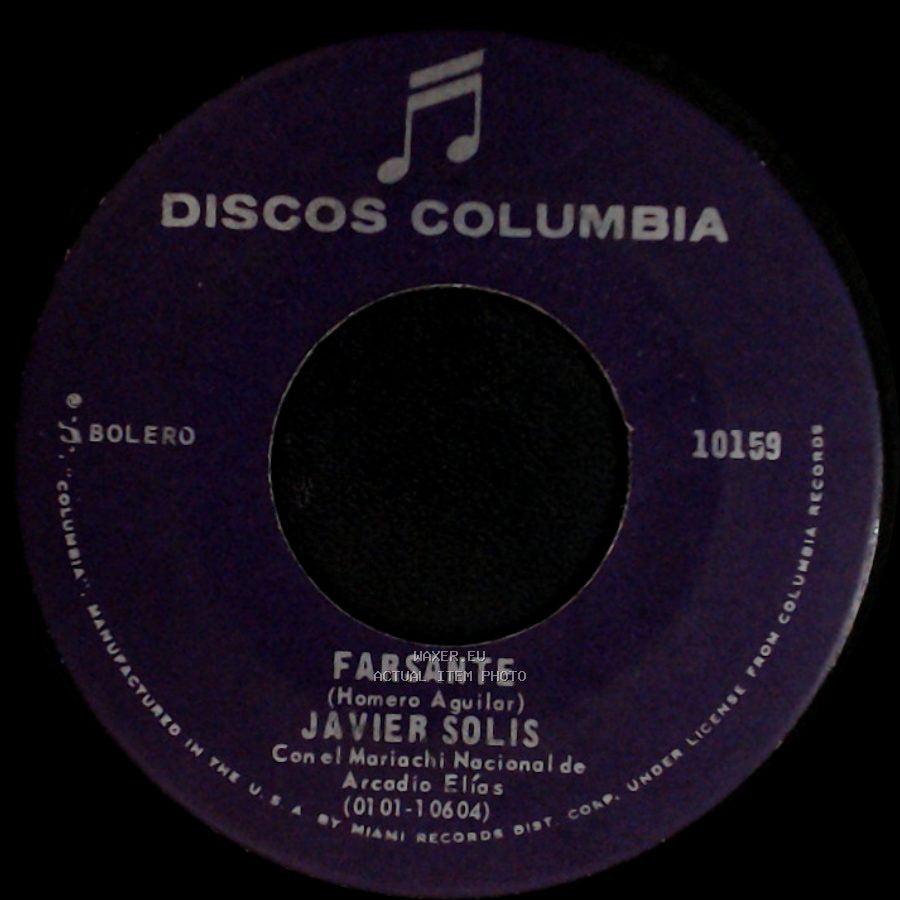 Javier Solis - En Esta Tarde Gris / Farsante side B