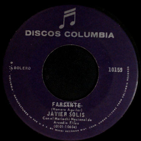 Javier Solis - En Esta Tarde Gris / Farsante side B
