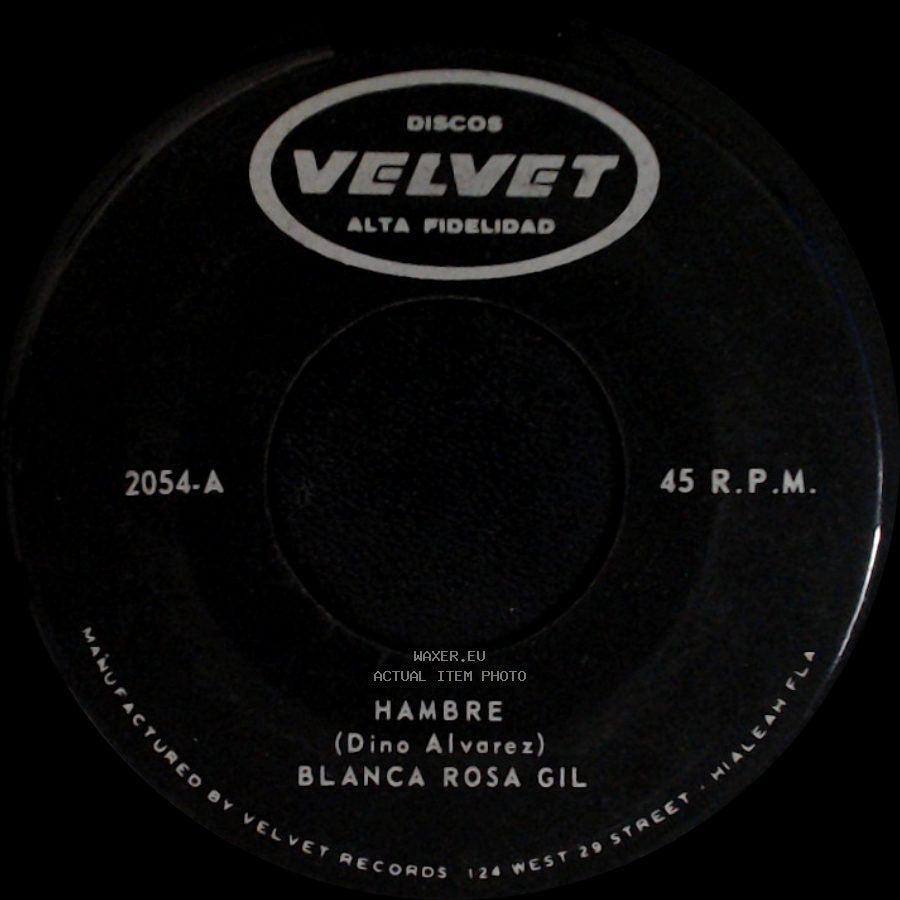 Blanca Rosa Gil - Hambre / Nada Mas side A