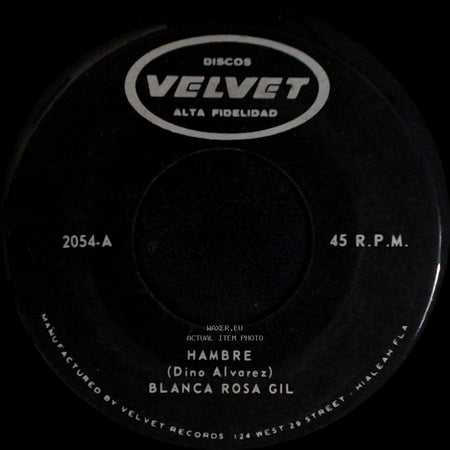 Blanca Rosa Gil - Hambre / Nada Mas side A